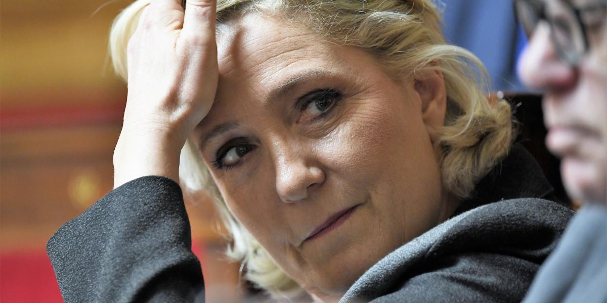 Marine Le Pen, a  francia Nemzeti Tömörülés elnöke