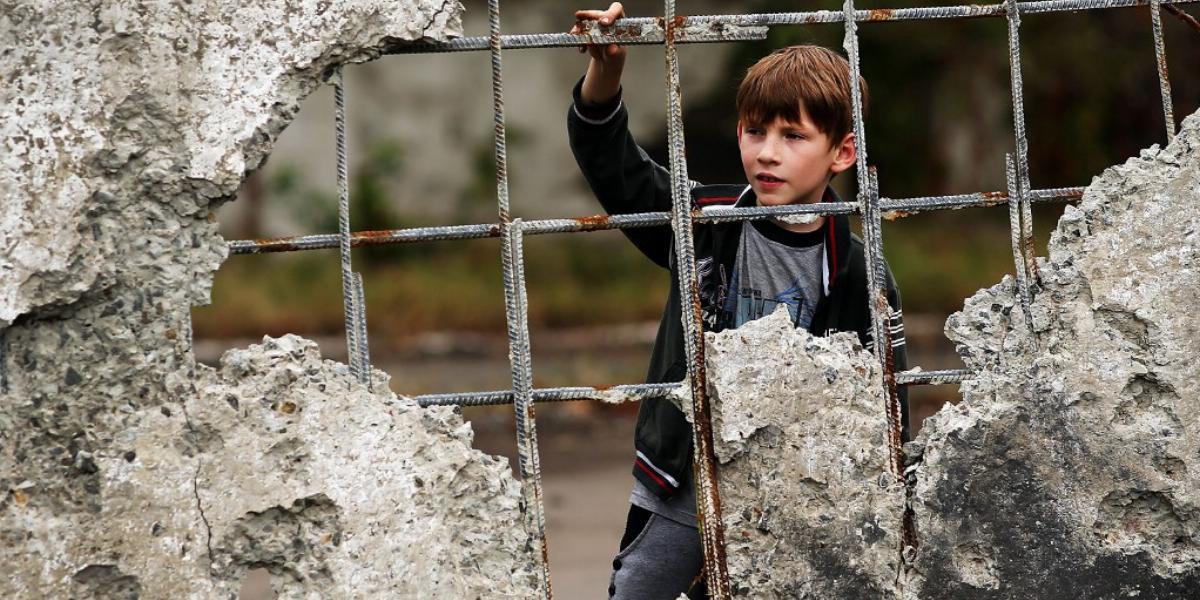 Kelet-Ukrajnában számtalan otthon vált lakhatatlanná a fegyveres konfliktus következtében FOTÓ: EUROPRESS/GETTY IMAGES/SPENCER P