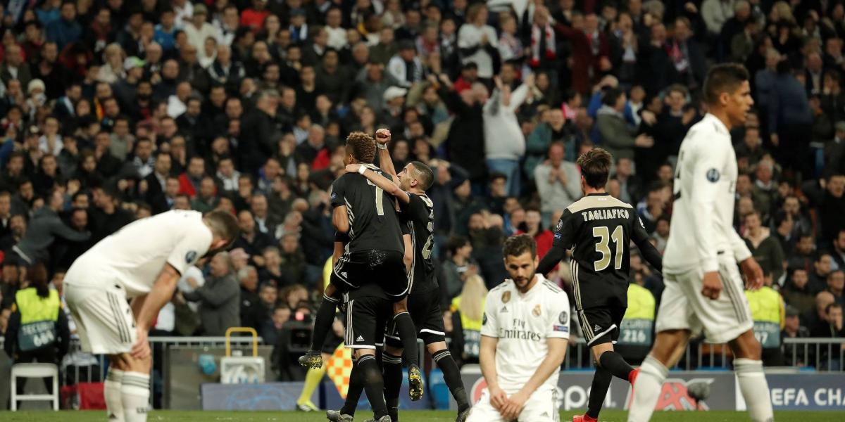 Térdre kényszerült a Real Madrid az Ajax ellen