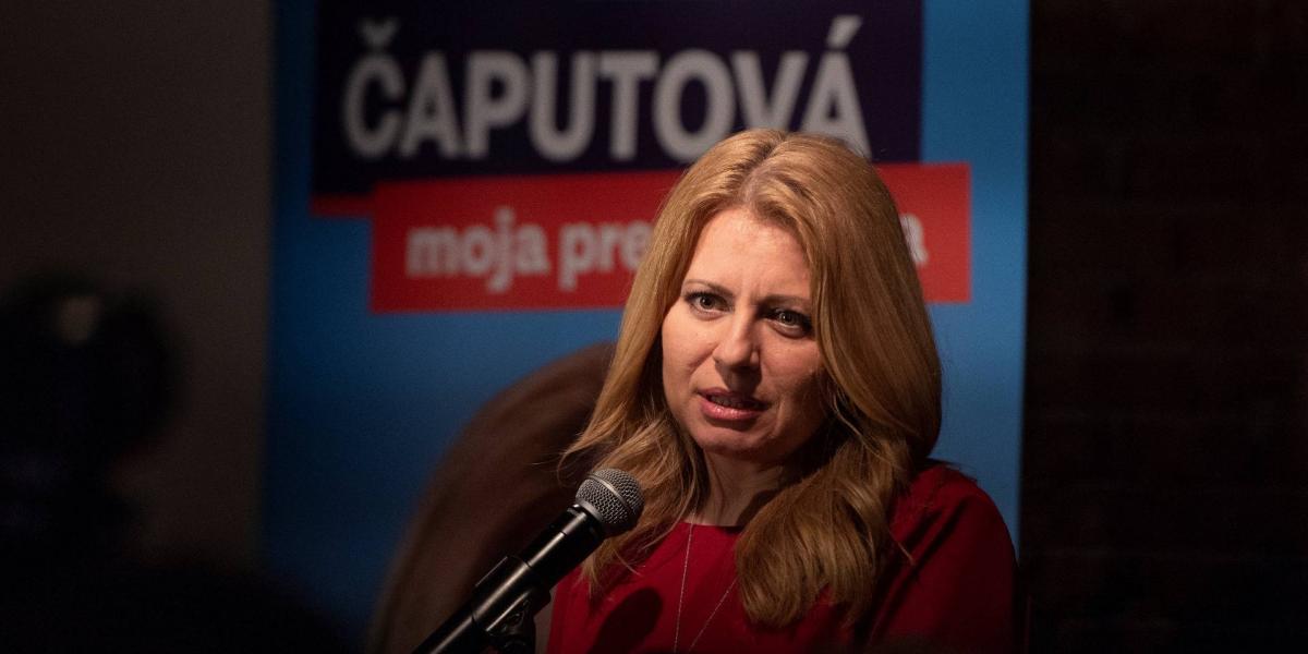 Zuzana Caputová fölényesen nyerte a szlovák államfőválasztás első körét