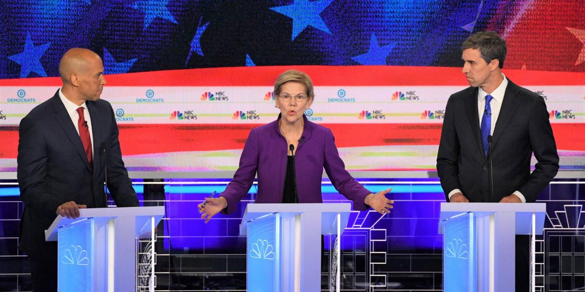 Cory Booker, Elizabeth Warren és Beto O’Rourke egyaránt reménykedik