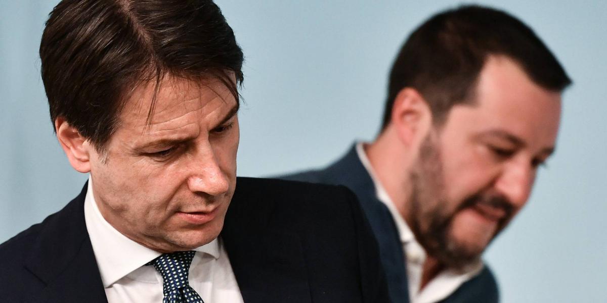 Giuseppe Conte és Matteo Salvini