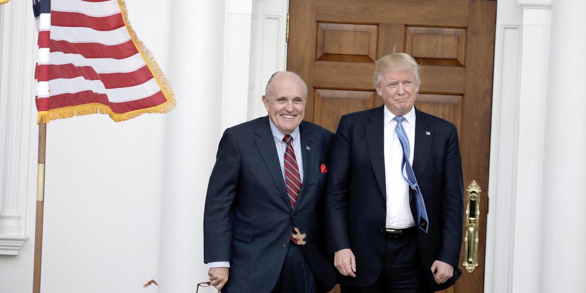 Rudy Giuliani és Donald Trump