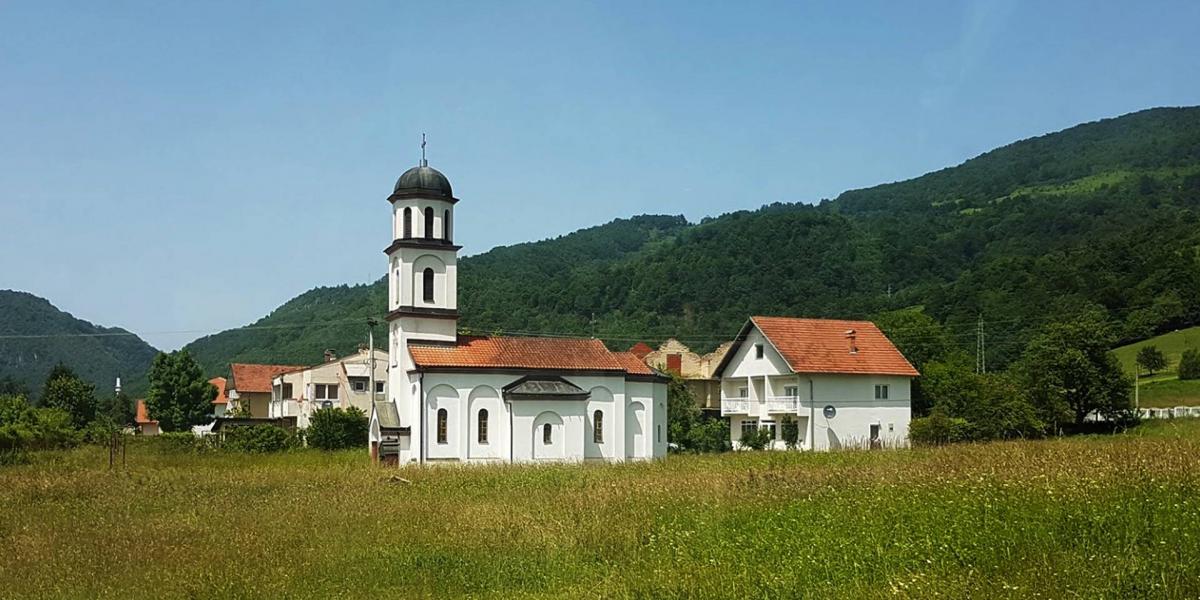 A templom Konjevic Poljéban