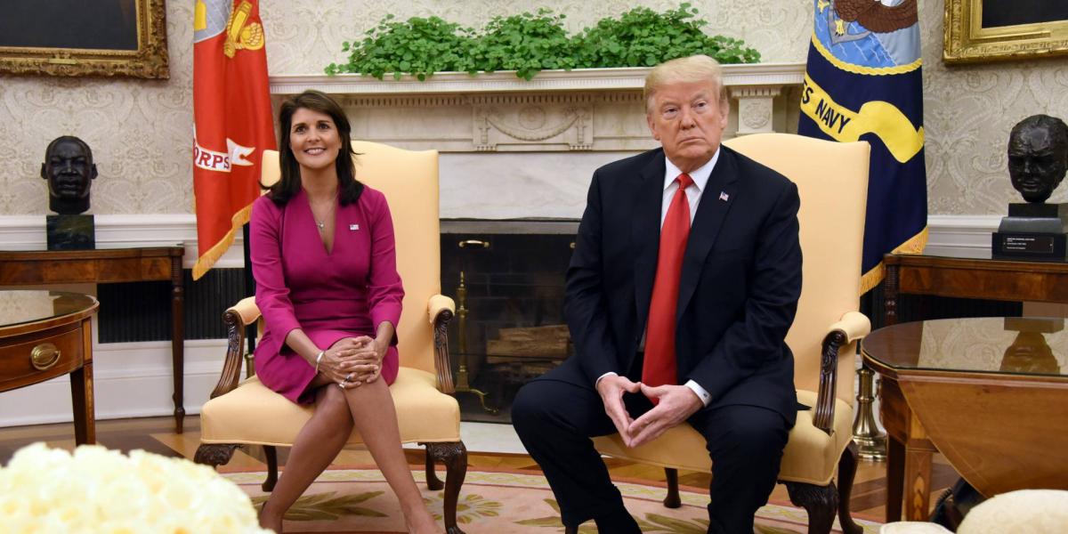 Nikki Haley és Donald Trump