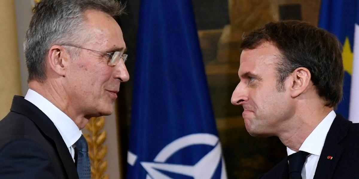 Jens Stoltenberg és Emmanuel Macron Párizsban találkozott