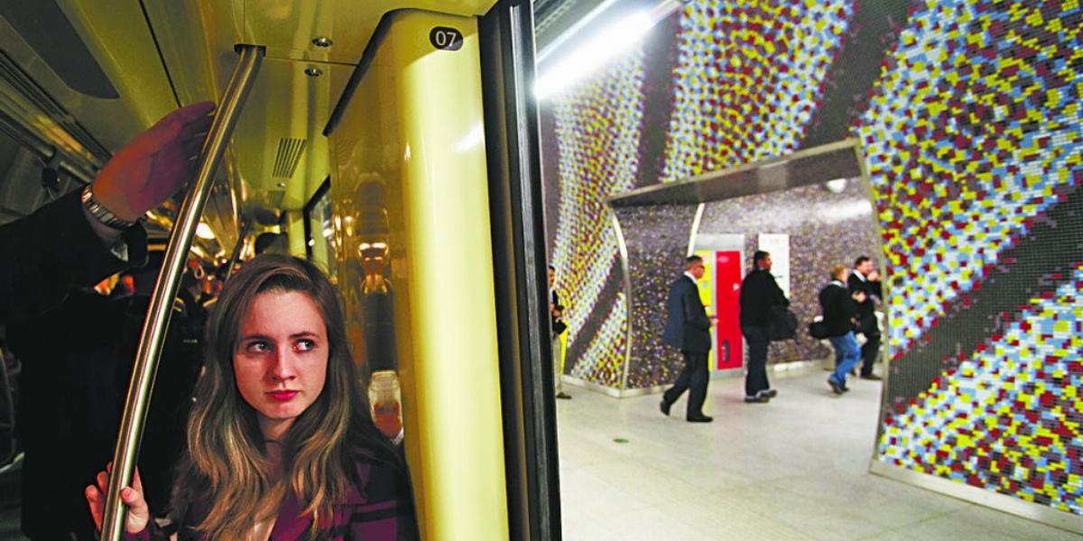 A metró Gellért téri megállója FOTÓ: NÉPSZAVA