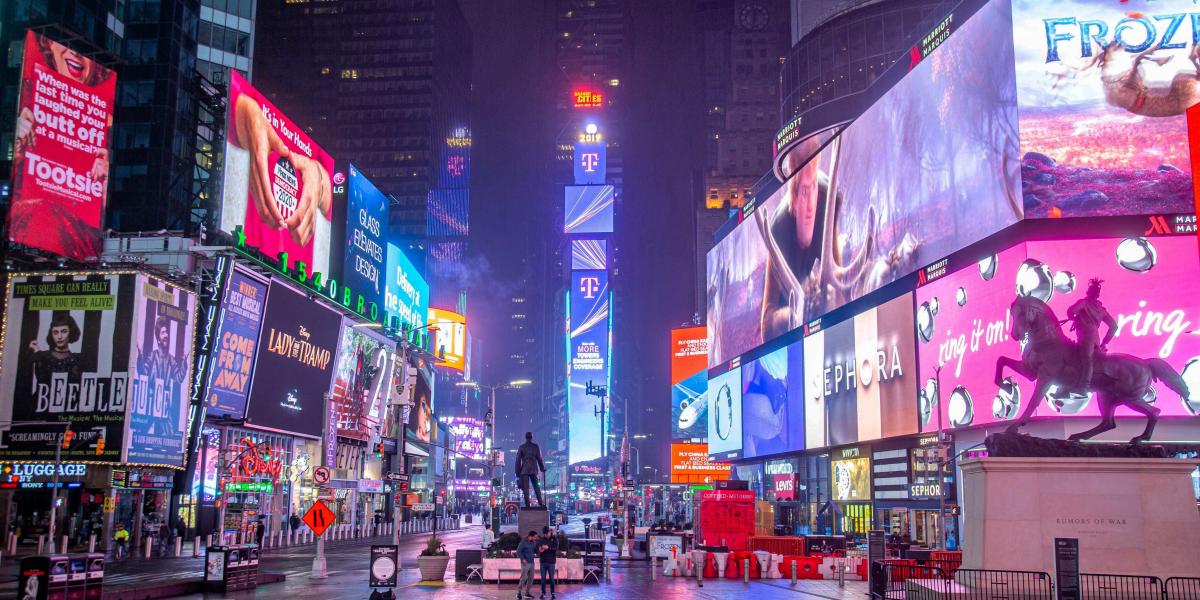 Times Square In Manhattan, New York City