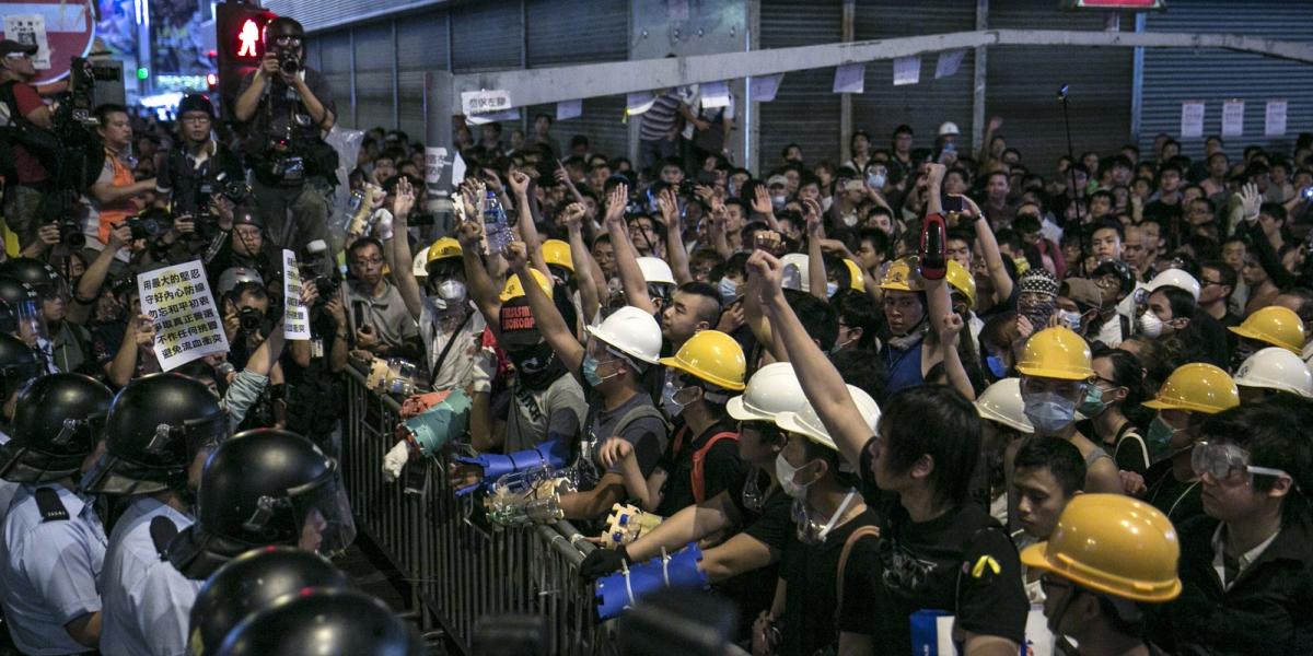 Hongkong 2014 október/Getty Images