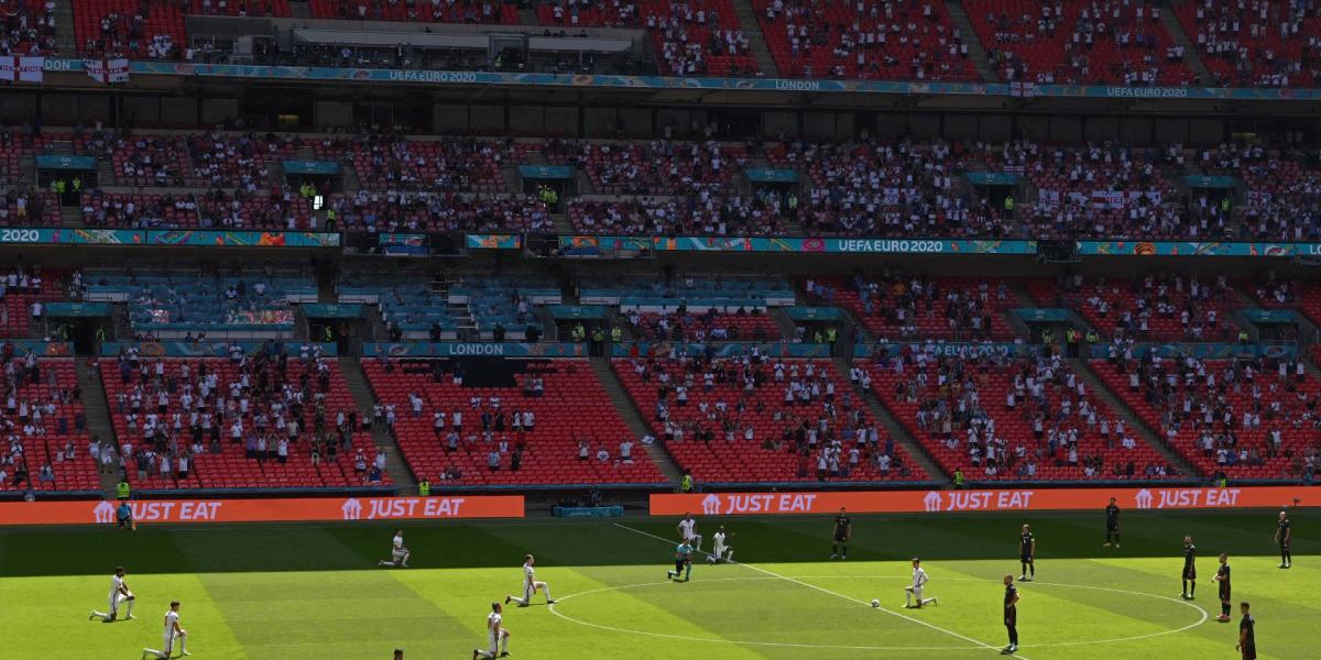 A Wembley lelátója az angol-horváton.