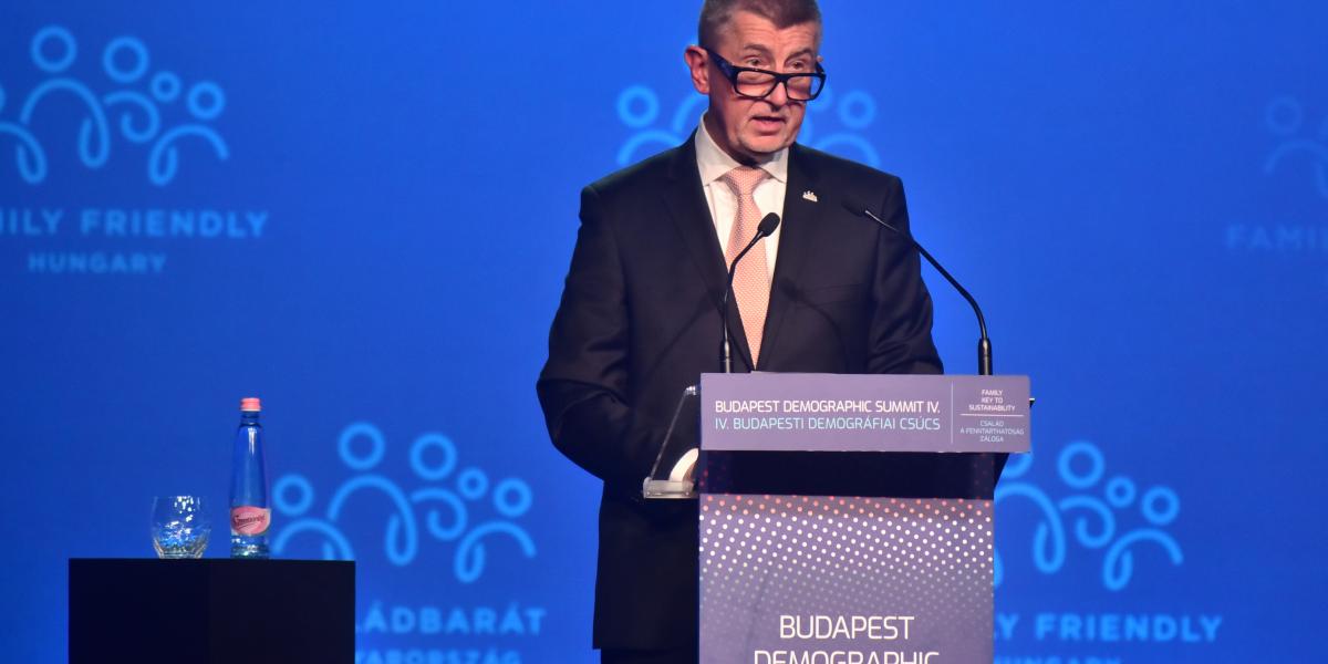 Andrej Babis 2021-ben, Budapesten. 