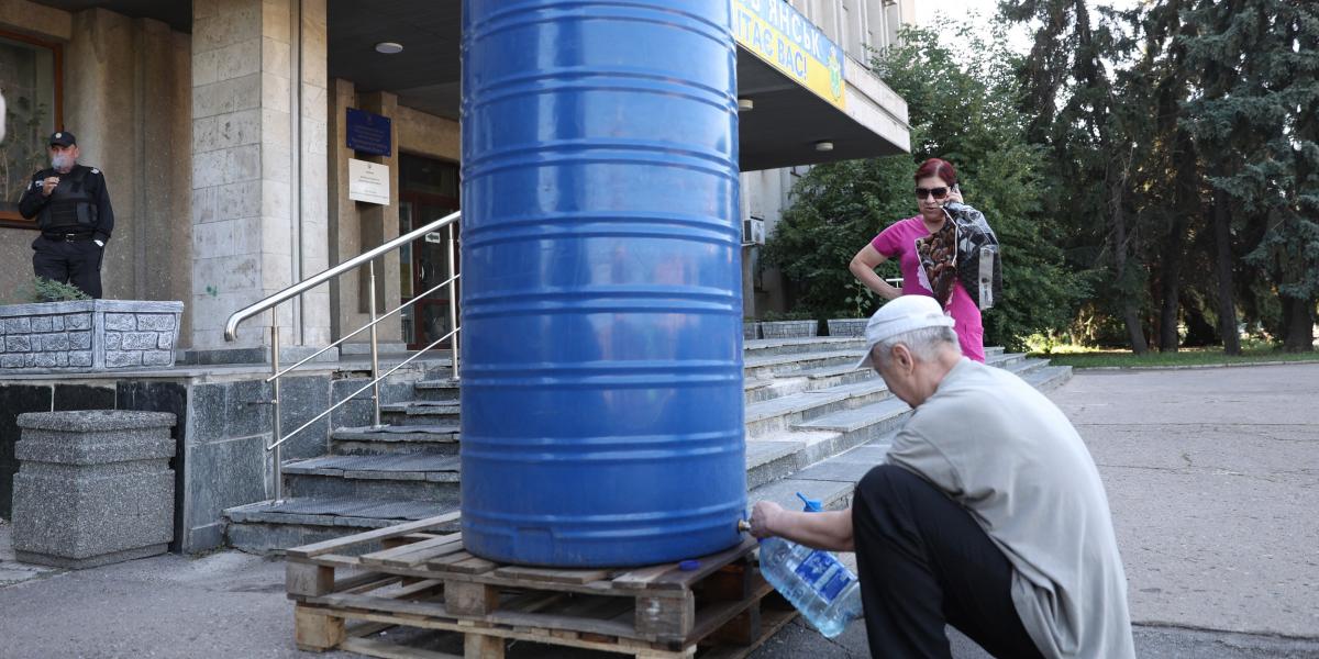 Szlovjanszkban már hetekkel ezelőtt készült a lakosság a várható orosz attakra