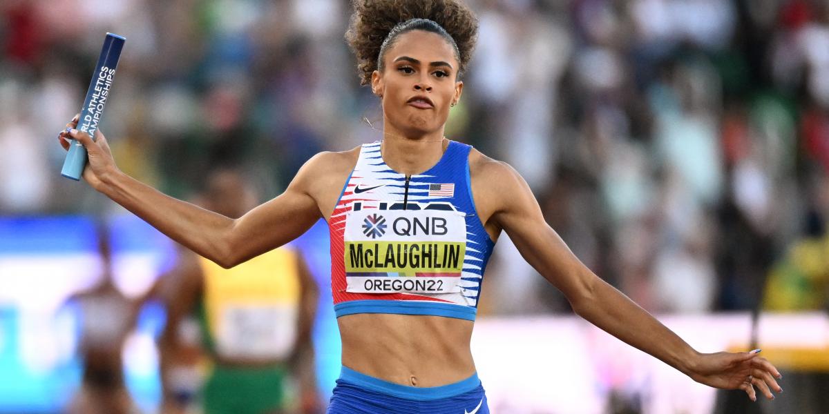 Sydney McLaughlin, a 400 méteres női gátfutás világcsúcsot (50,68) repesztett győztese azt mondta, nagy erőt adott neki, hogy az egész családja előtt versenyezhetett  