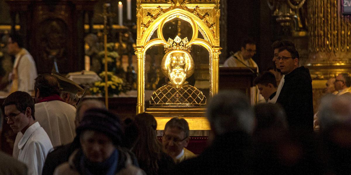 Szent László hermája a győri Nagyboldogasszony-székesegyházban.