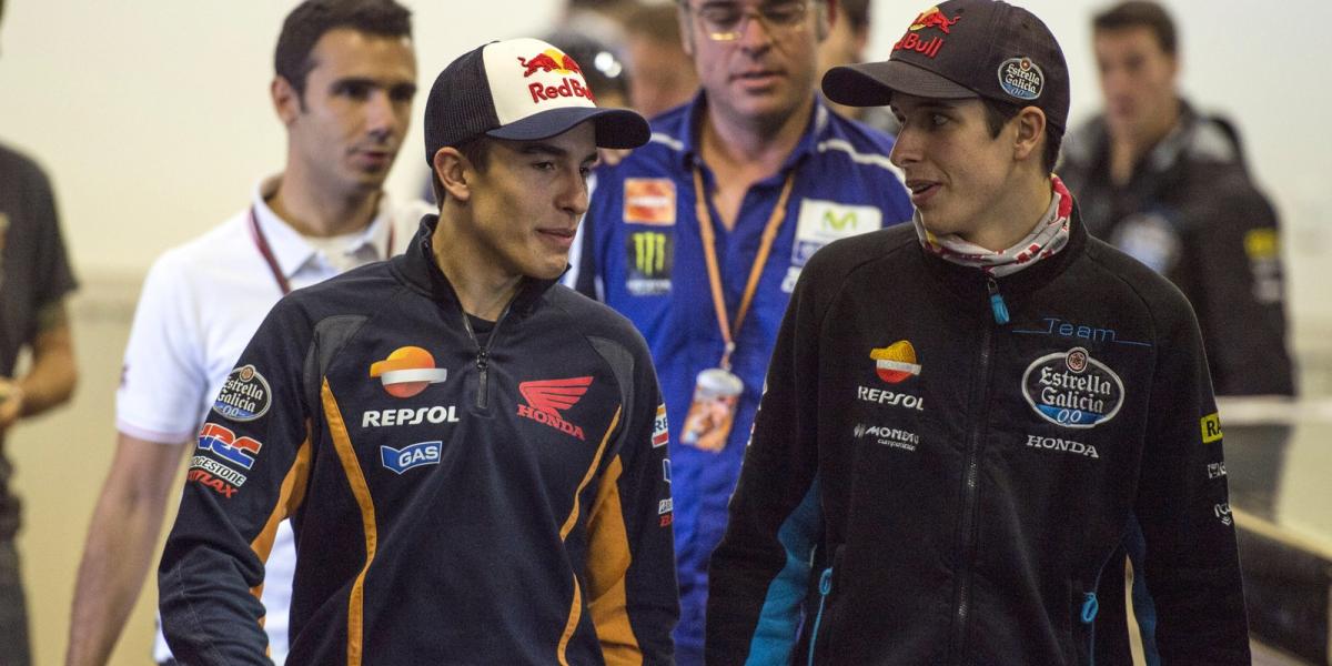 Marc Marquez (balra) nagyon bízik abban, hogy a spanyol szurkolók előtt világbajnok lesz az öccséből FOTÓ: EUROPRESS/GETTY IMAGE