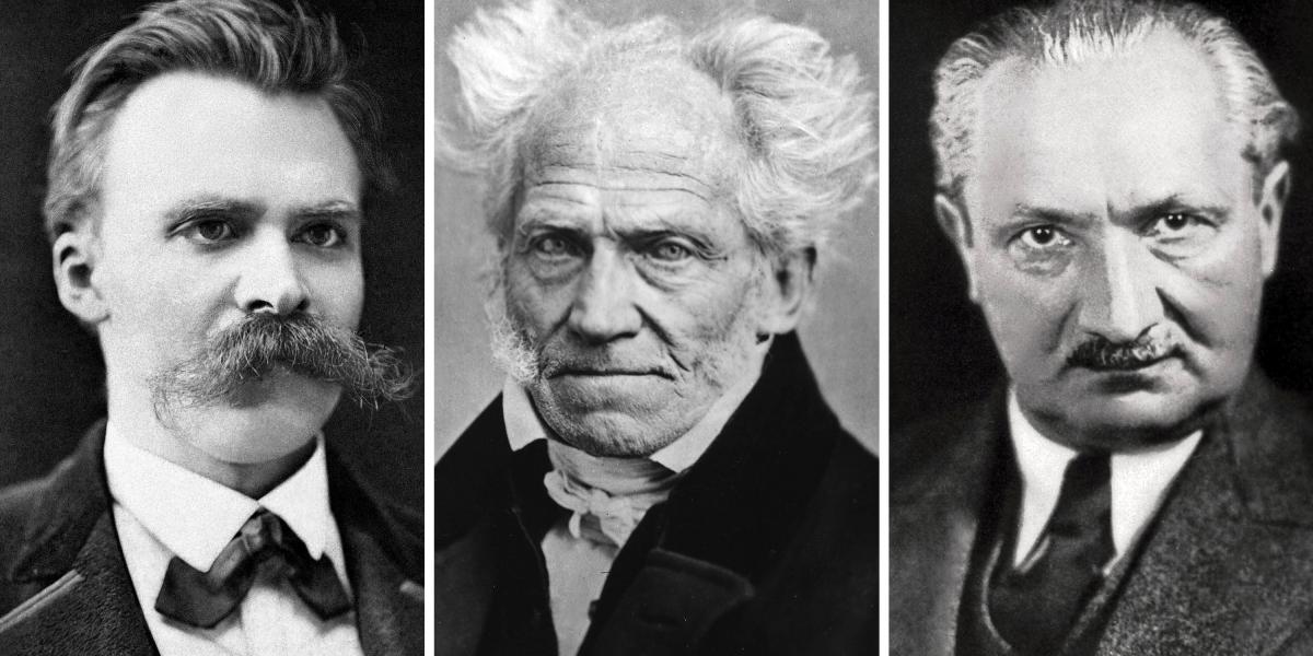 Nietzsche, Schopenhauer, Heidegger 