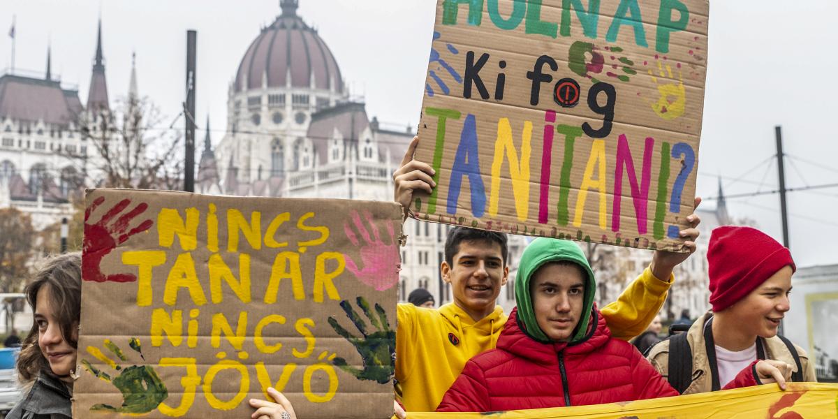 A folyamat régóta tart - képünk egy 2022-es demonstráción készült