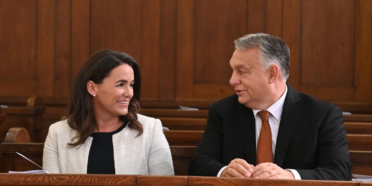 Novák Katalin egyenrangúnak és korrektnek nevezte viszonyát Orbán Viktorral