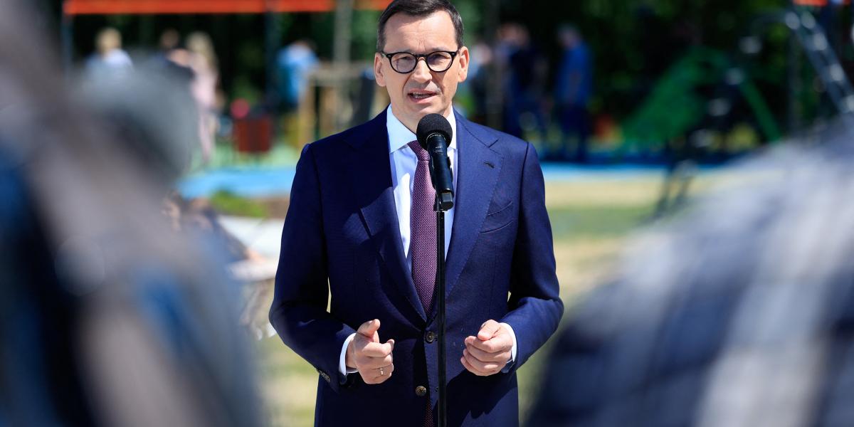 Mateusz Morawiecki lengyel miniszterelnök