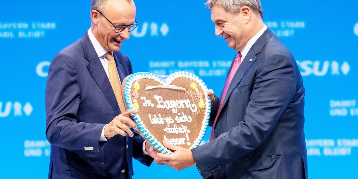 Úgy tűnik, jól megérti egymást Friedrich Merz és Markus Söder