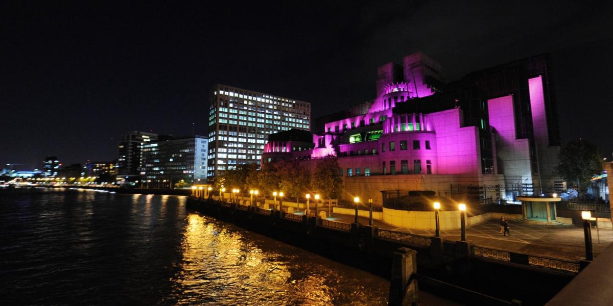 A brit hírszerzés, az MI6 épülete Londonban. Fotó: Stuart C. Wilson, Getty Images.