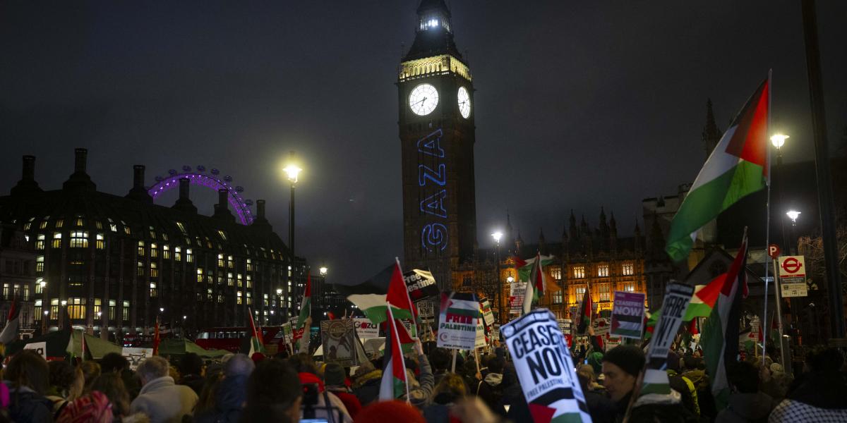 Londonban a gázai tűzszünetért tüntető megmozdulások rendszerint antiszemita megnyilvánulások