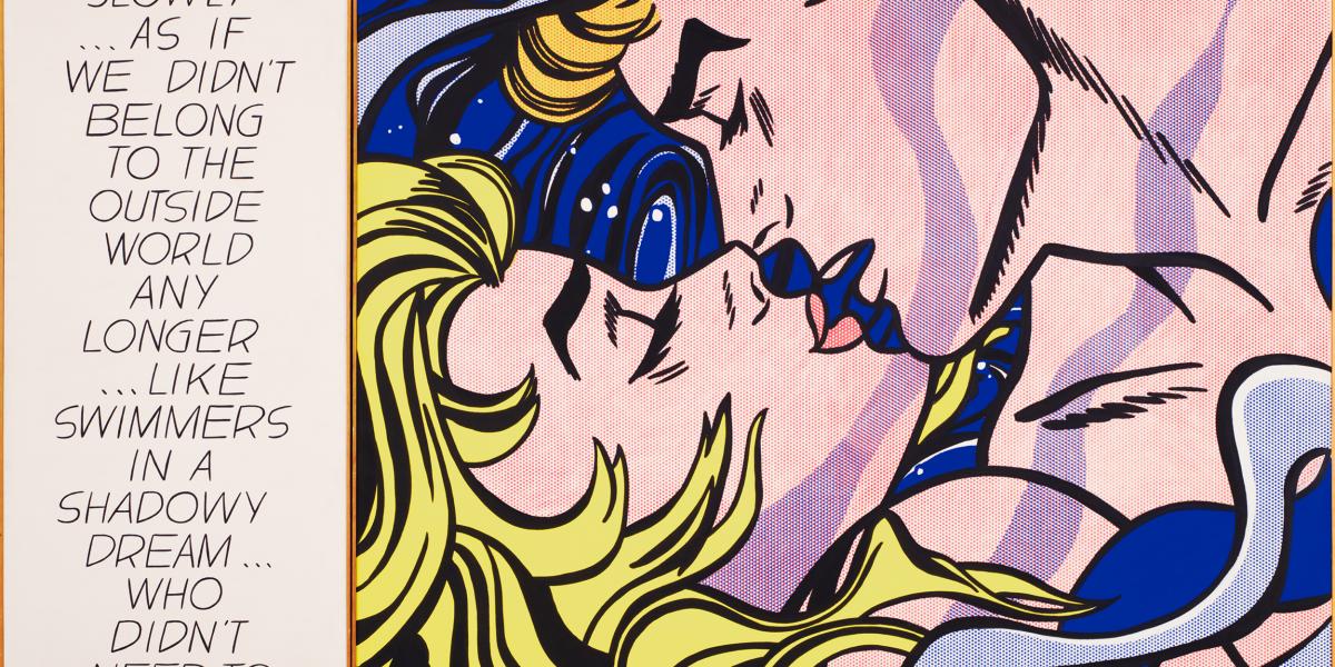 Roy Lichtenstein romantikus képregényekből is kölcsönzött jeleneteket – We Rose up Slowly (1964)