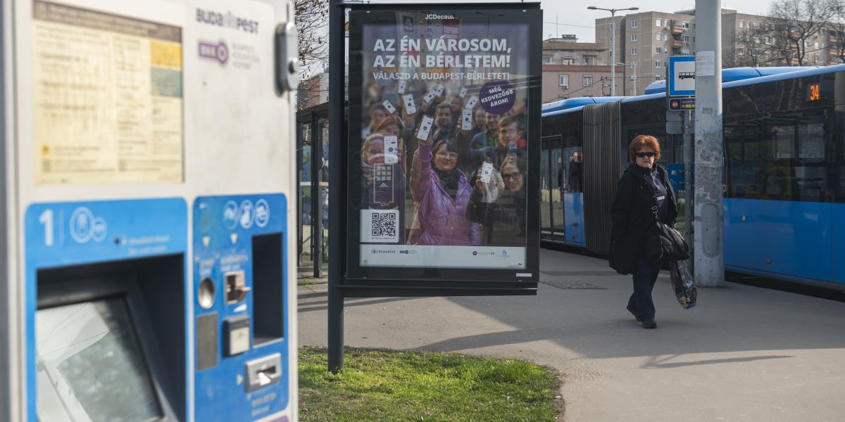 Jelentős a fékezés: az értékesített Budapest-bérletek száma havi 250-270 ezer körülire apadt a tavalyi mintegy 340-360 ezerről