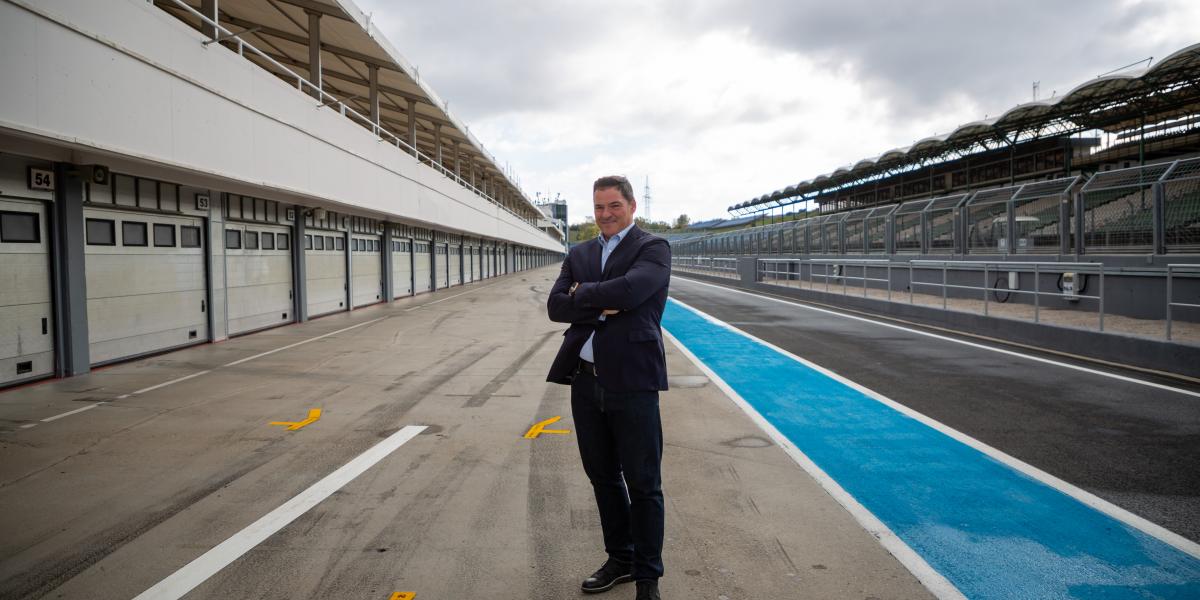 Gyulay Zsolt a Hungaroringen - Korábbi felvétel 