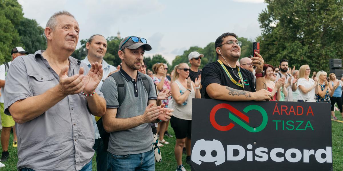 Az első TISZA piknik a Margit-szigeten 2024. augusztus 20-án 