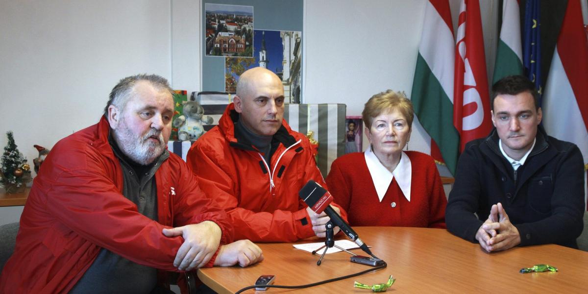 Tóbiás József, Gőgös Zoltán, Juhász-Kun Márta és Mihályi Balázs  MTI Fotó: Nagy Lajos