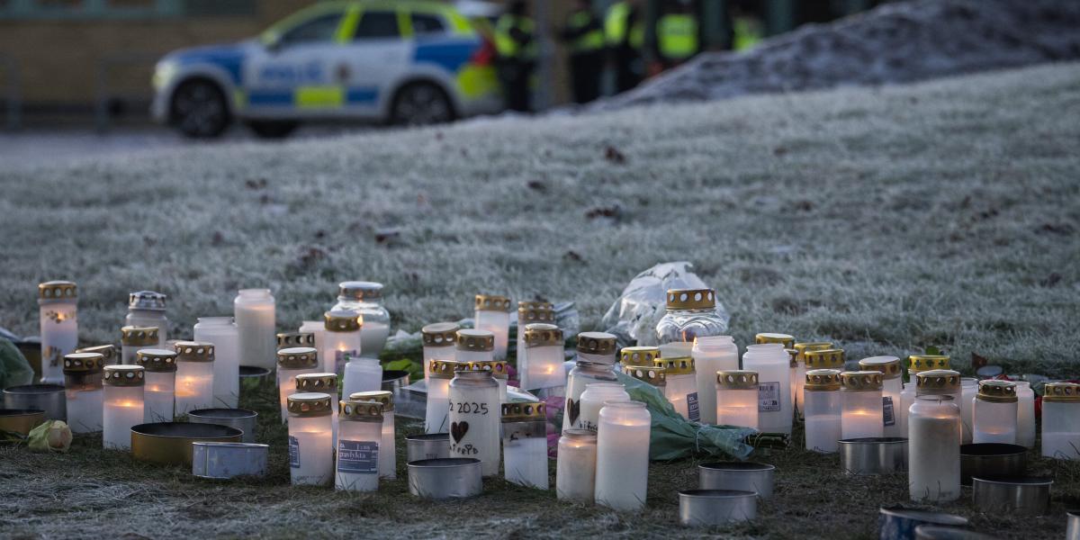 Emlékhely a lövöldözés helyszínén február 6-án 