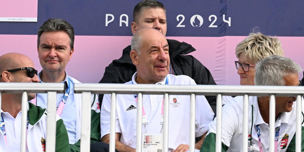 Sulyok Tamás a párizsi nyári paralimpiai játékok kajak-kenu versenyeinek helyszínén 2024. szeptember 7-én 