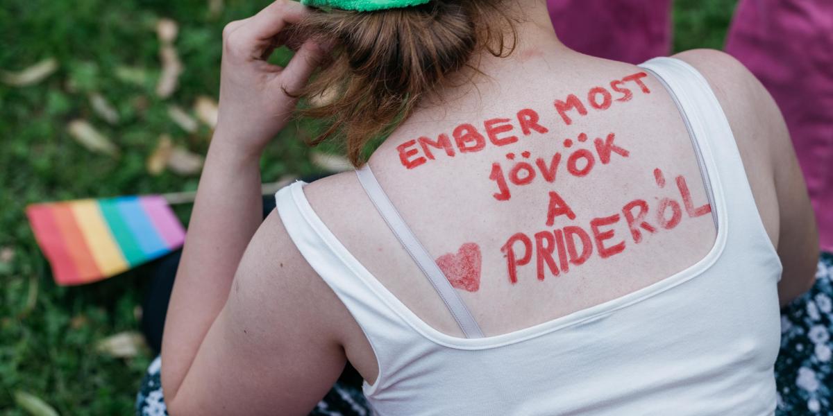 Egy felvonuló üzenete a tavalyi Budapest Pride-ról