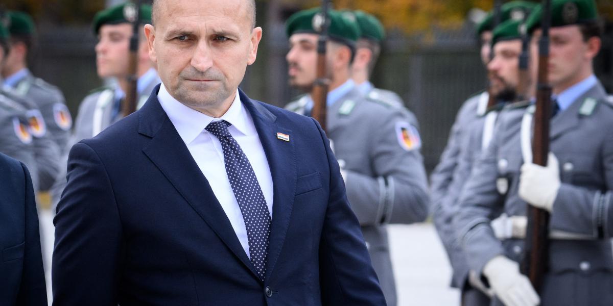 Ivan Anusic horvát védelmi miniszter - korábbi felvétel 