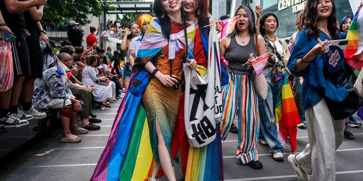 Budapesten egy korábbi Pride. 