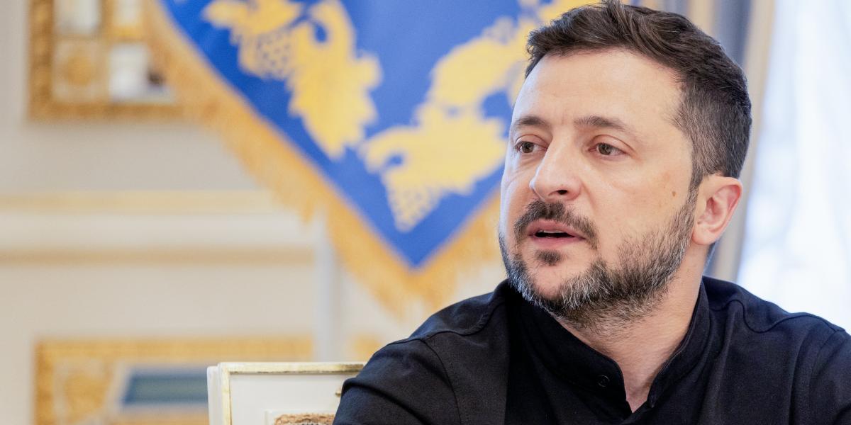 Volodimir Zelenszkij ukrán elnök