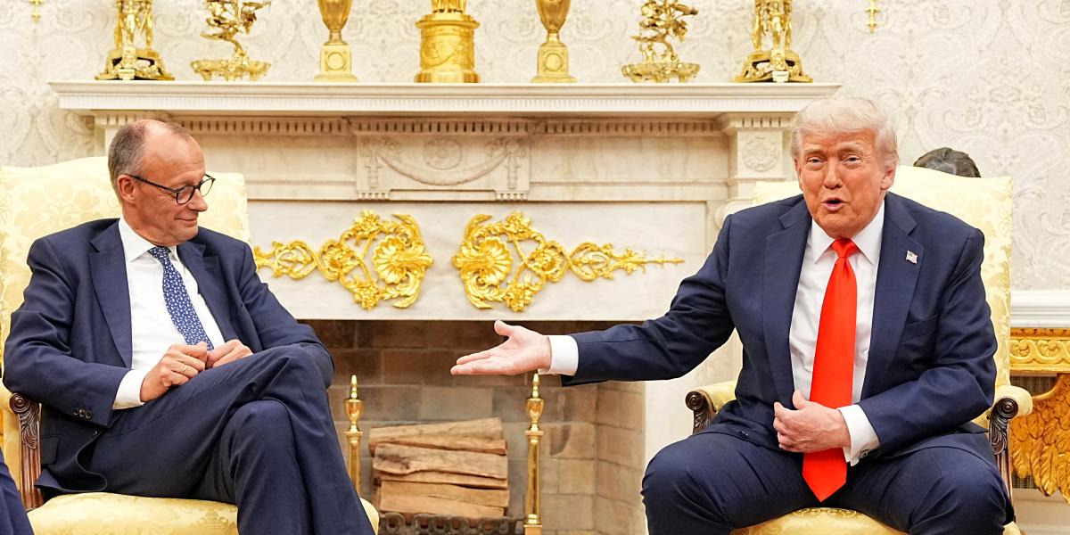 Trump és Merz találkozója szinte barátira sikerült