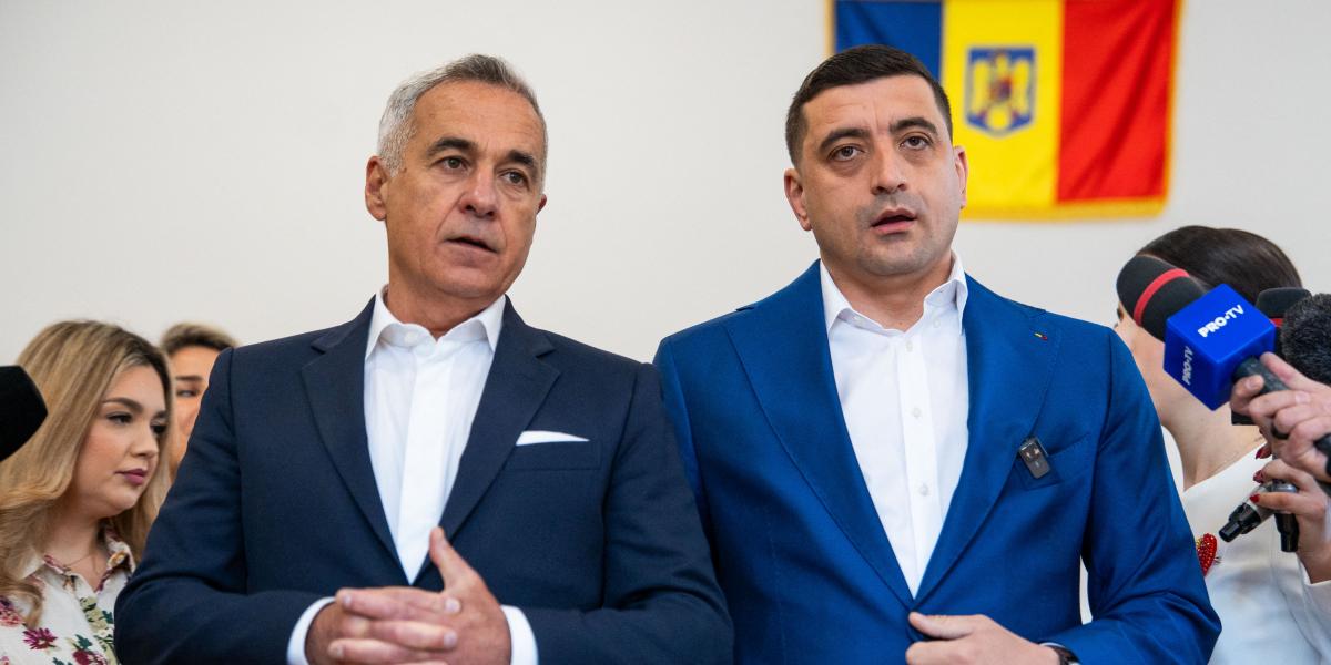 Călin Georgescu és George Simion