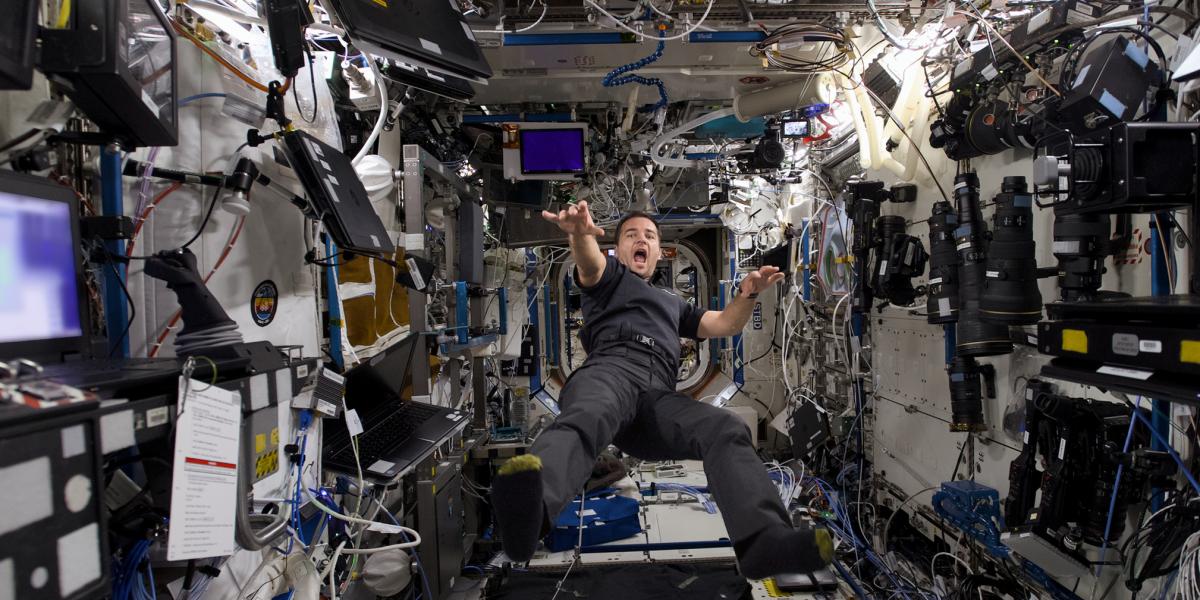 Kapu Tibor, a magyar űrhajós a Nemzetközi Űrállomás fedélzetén