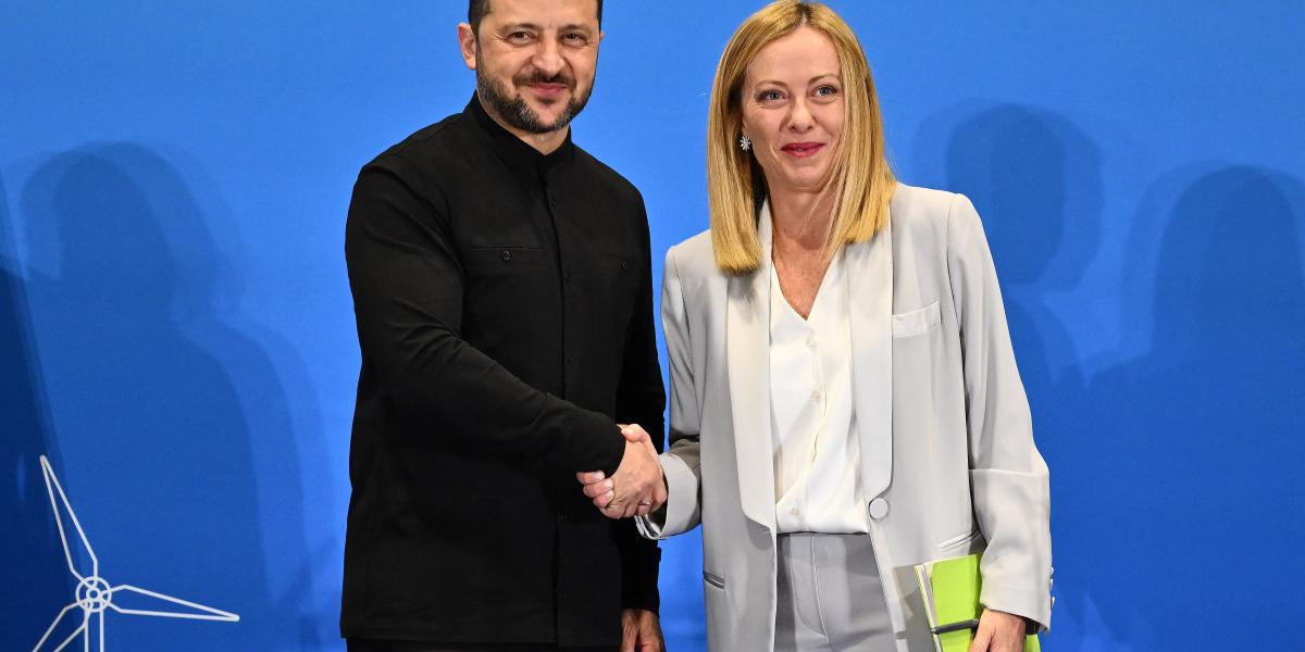 A Rómában tartott fórumot Volodimir Zelenszkij ukrán elnök és Giorgia Meloni miniszterelnök nyitotta meg