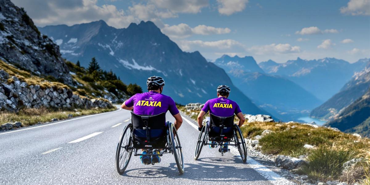  A deréktól lefelé lebénult sportemberek célja az volt, hogy felhívják a figyelmet az ataxia nevű ritka idegrendszeri zavarra
