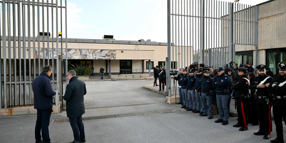 Illusztráció: A Pagliarelli börtön Palermóban 