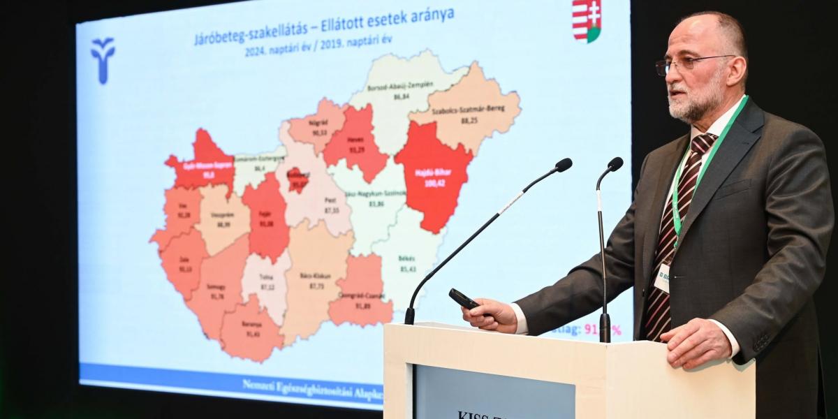 Kiss Zsolt a Magyar Kórházszövetség kongresszusán