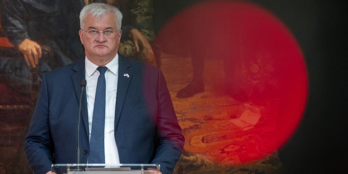 Andrij Szibiha ukrán külügyminiszter - Korábbi felvétel 