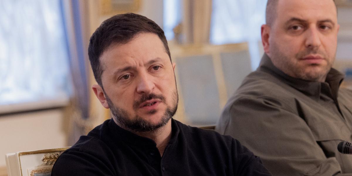 Volodimir Zelenszkij és Rusztem Umerov 