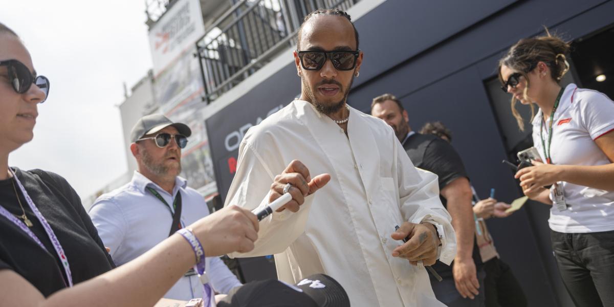 Lewis Hamilton a 2024-es Magyar Nagydíjon