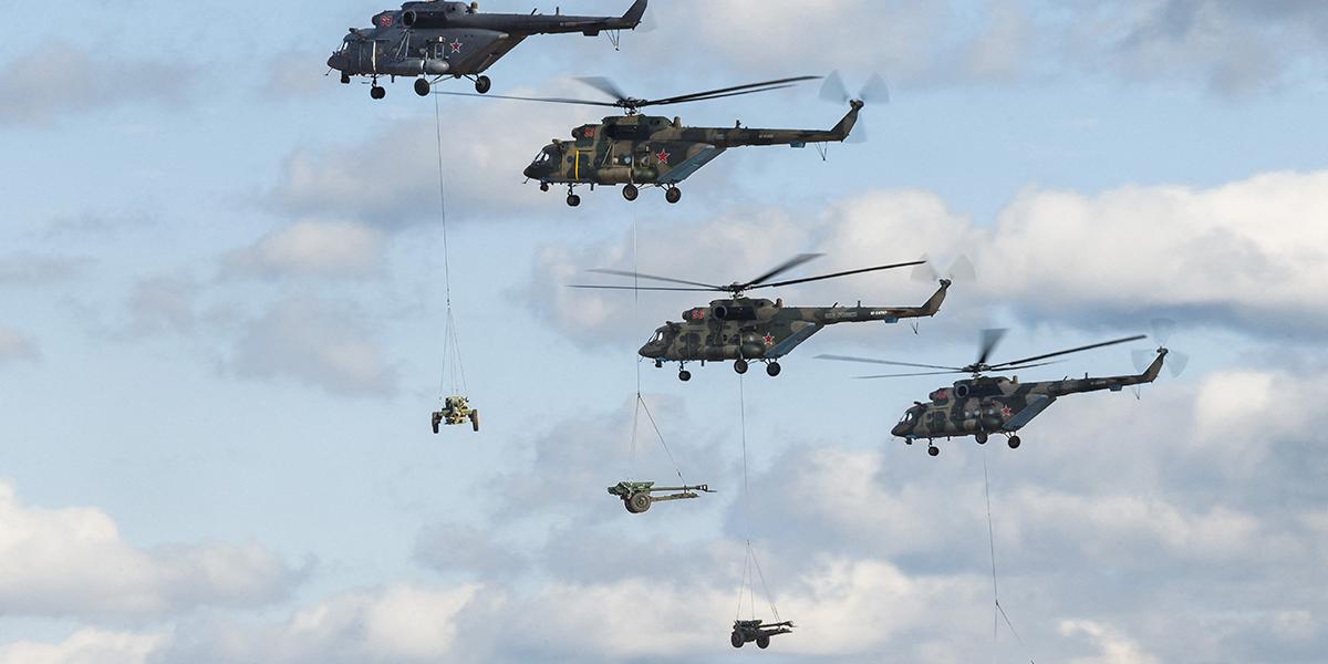 Illusztráció: Orosz katonai helikopterek akcióban 