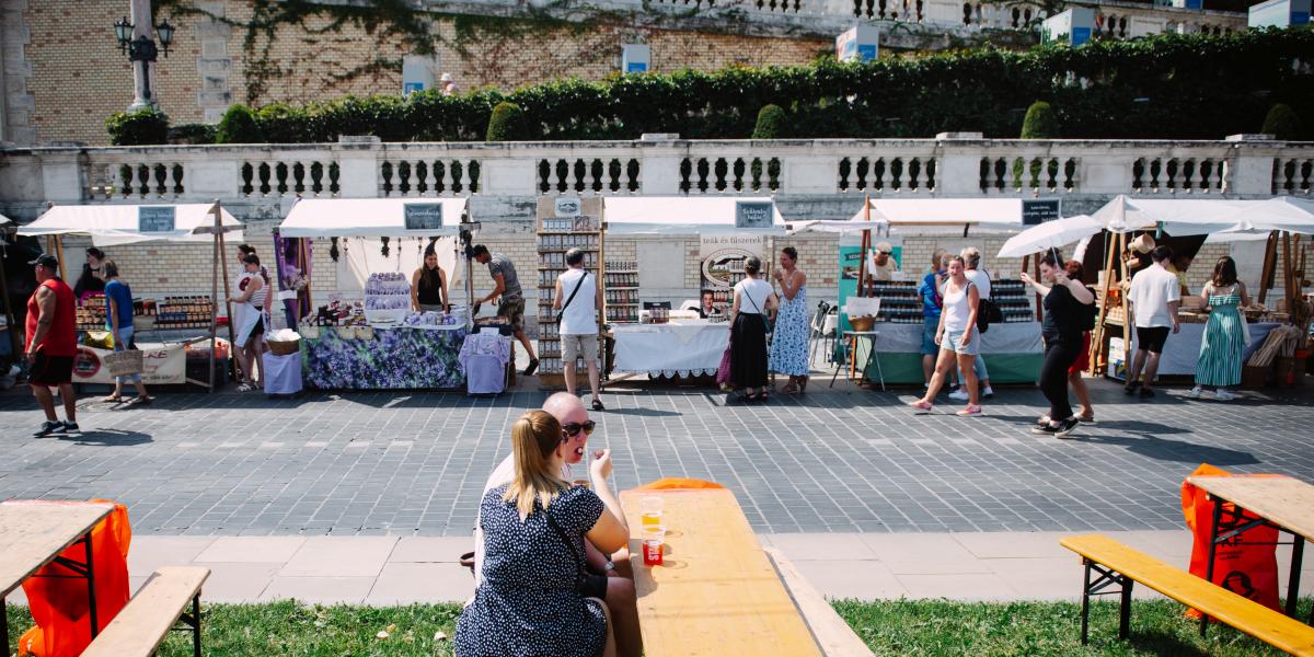 Magyar Ízek utcája a Várkert Bazár előtt 2024. augusztus 18-án