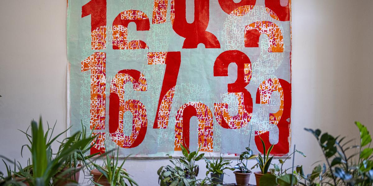 A számokkal teli művek ezért „portrék”, méghozzá magáról a művészről